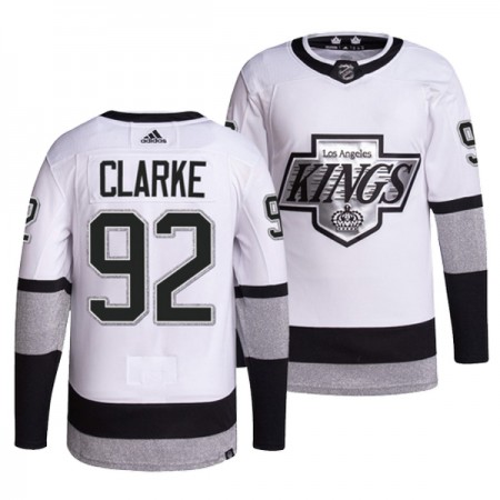 Los Angeles Kings Hockeydrakt Brandt Clarke 92 Hvit Tredje Adidas Authentic - Herre